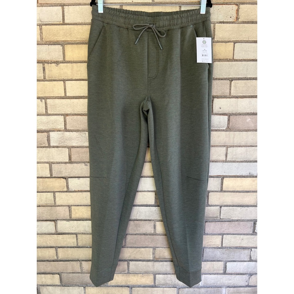 Athletic Works Mens Heathered Olive Green Jogger Pants Size Medium NWT